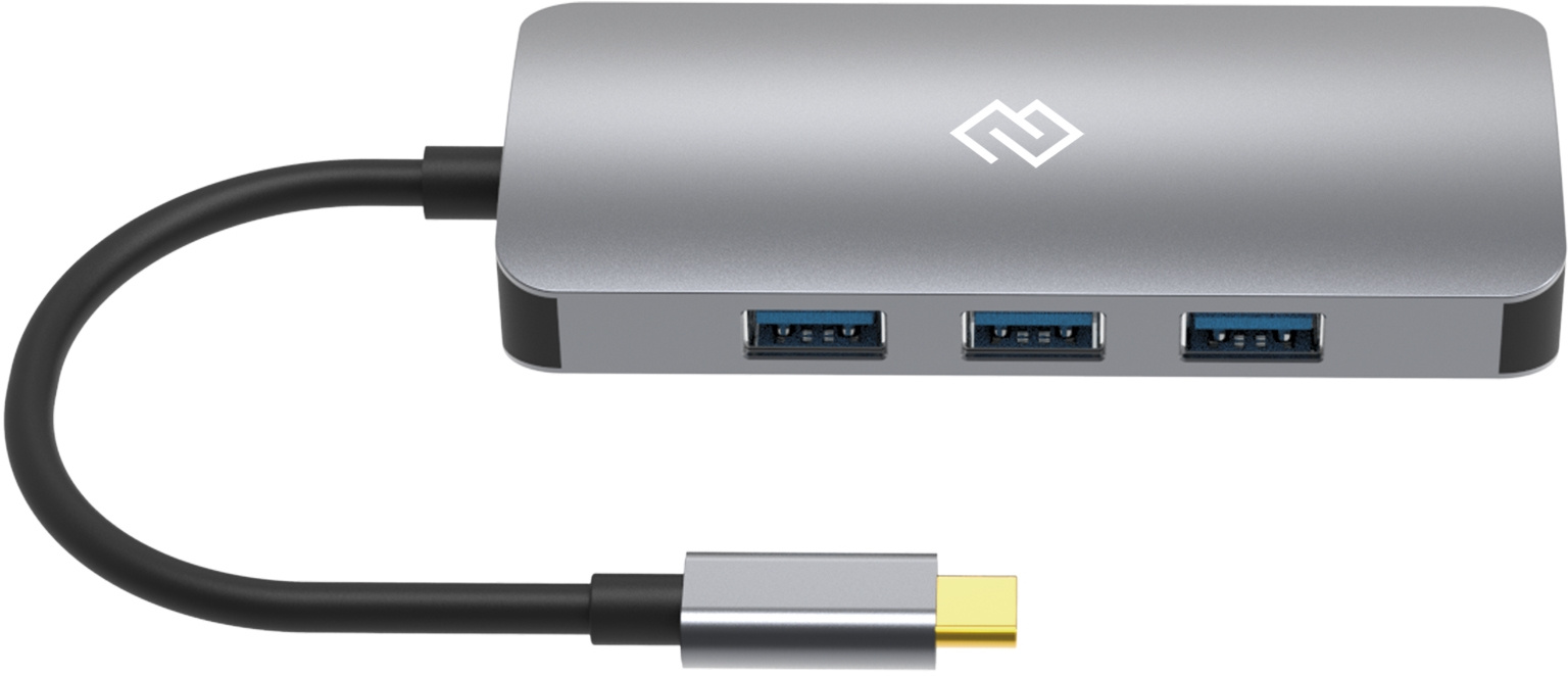 

Док-станция Digma DS-502, USB Type-C, серый (DS-502), DS-502