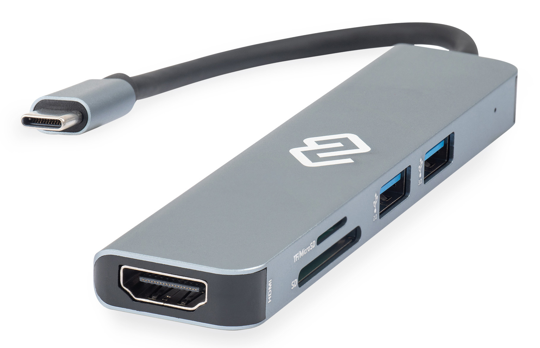 

Док-станция Digma DS-920, 3840x2160 (4K), USB Type-C, серый (DS-920), DS-920