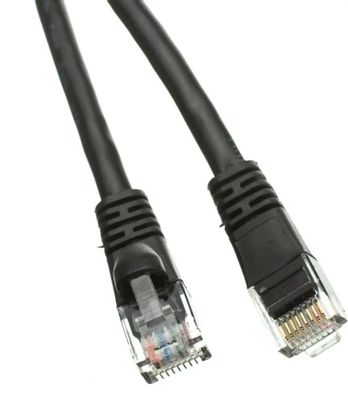 Патч-корд FTP кат.5e, 2 м, RJ45-RJ45, черный, экранированный, LSZH, NTSS NTSS-PC-UTP-RJ45-5e-2.0-LSZH-BL (NTSS-PC-UTP-RJ45-5e-2.0-LSZH-BL) - фото 1