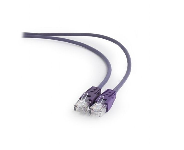 Патч-корд UTP кат.5e, 0.5 м, RJ45-RJ45, фиолетовый, CCA, Space Technology ST-ПК-4/50 (ST-ПК-4/50)