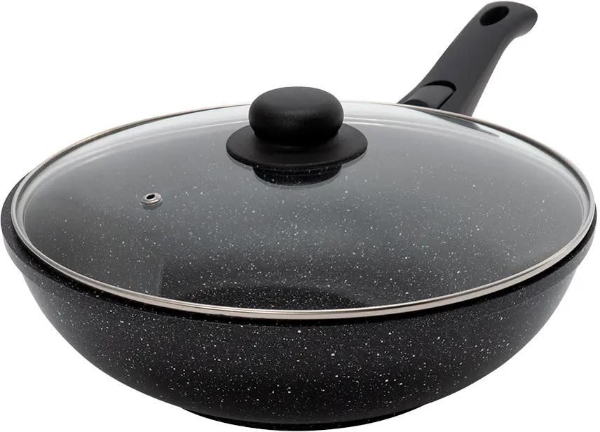 

Сковорода-вок Starwind Chef Induction SW-CHI4028W 28 см, алюминий, антипригарное покрытие, съемная ручка, черный с крышкой (SW-CHI4028W/КОР), SW-CHI4028W