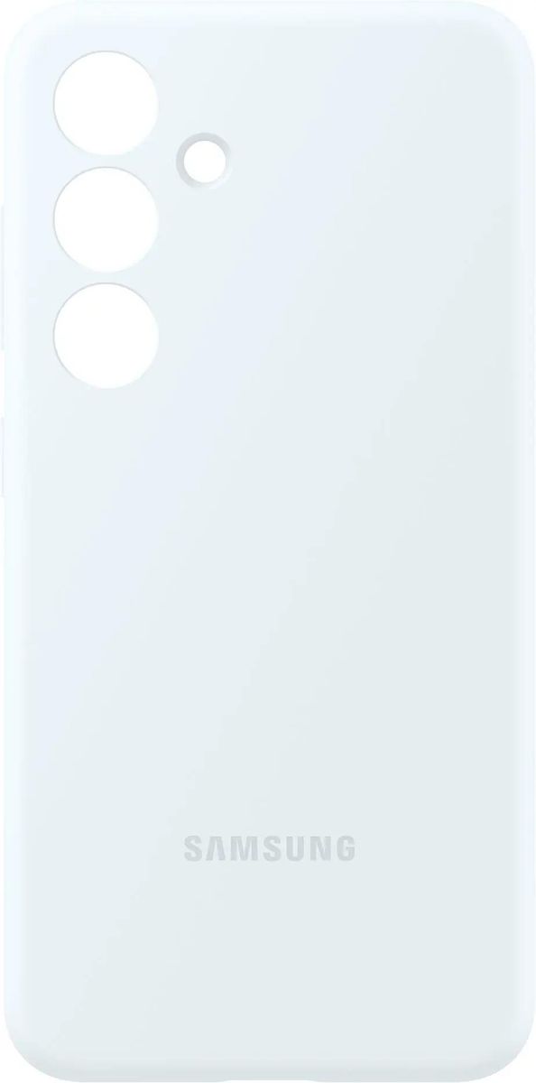 

Чехол-накладка Samsung Silicone Case для смартфона Samsung Galaxy S24, силикон/микрофибра, белый (EF-PS921TWEGRU)