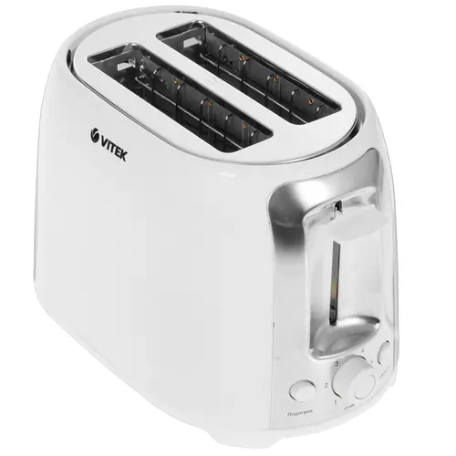 Тостер VITEK VT-1582, белый/серый