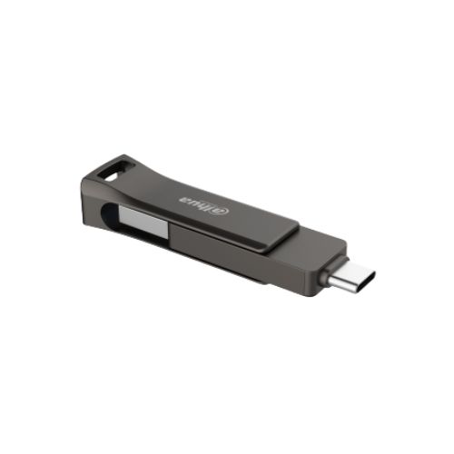 Флешка 256Gb USB 3.2 Gen 1 (USB-A + USB Type-C) Dahua P629, черный (DHI-USB-P629-32-256GB)