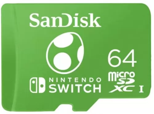 

Карта памяти 64Gb microSDXC Sandisk Nintendo Switch Class 10 UHS-I V30 (SDSQXAO-064G-GN3Z), SDSQXAO-064G-GN3Z