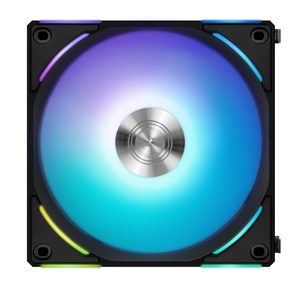 

Вентилятор Lian Li UNI Fan AL120 V2, 120 мм, 2000rpm, 28.7 дБ, 4-pin PWM, 1шт, черный, ARGB подсветка (G99.12ALV21B.R0), AL120 V2