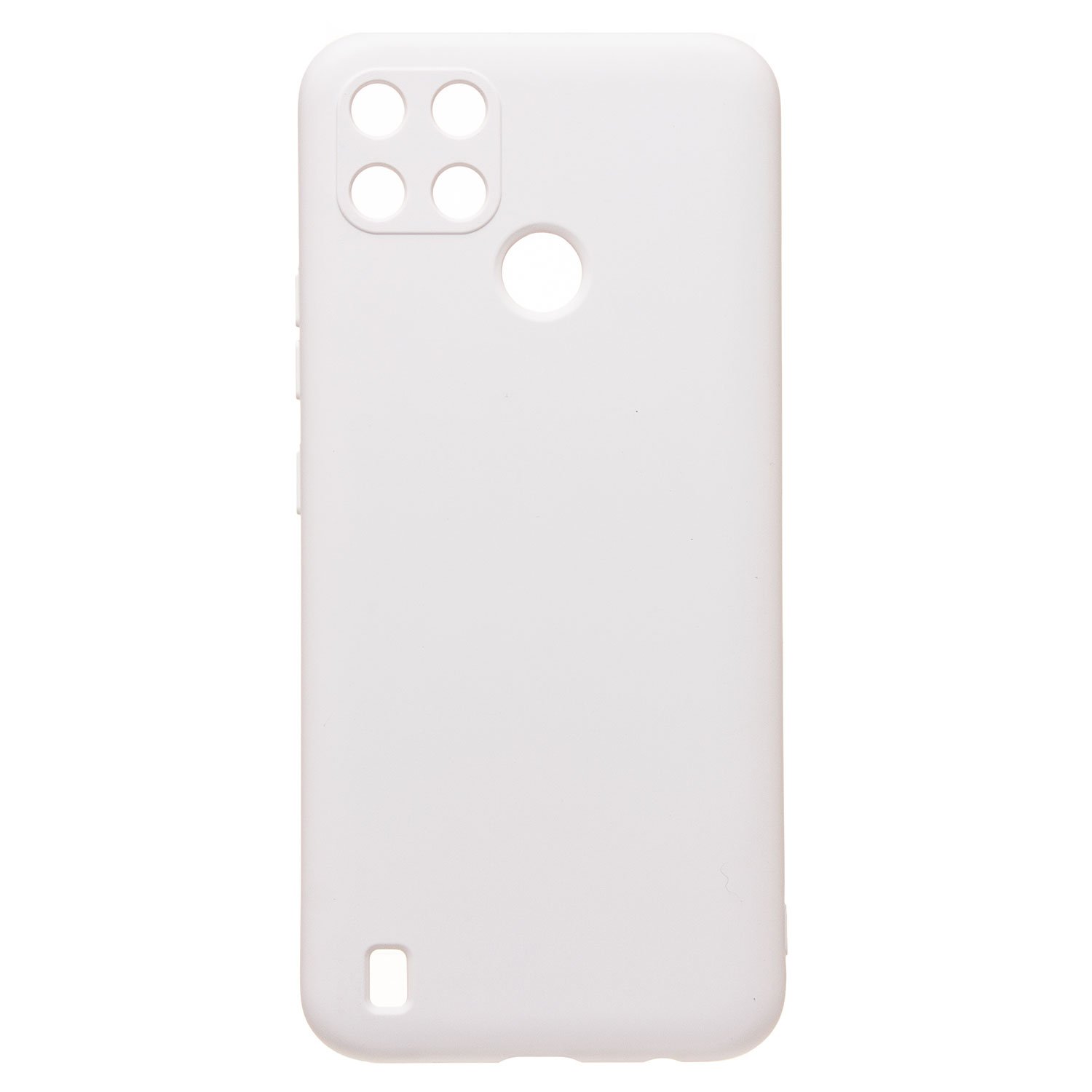 

Чехол-накладка Activ Full Original Design для смартфона Realme C21Y, силикон, белый (222746)