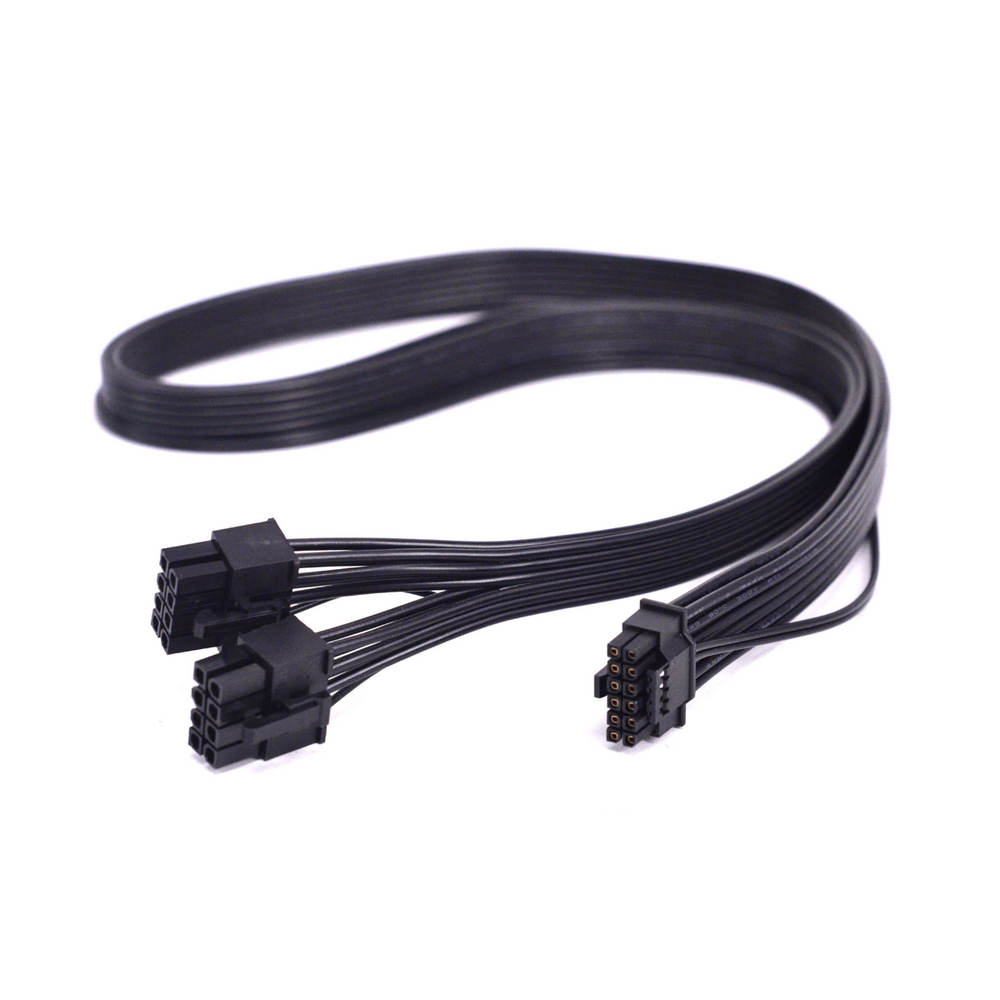 Кабель-переходник питания (адаптер) 2x8-pin PCI-E-16-pin (12+4) PCI-E Silverstone 55 см
