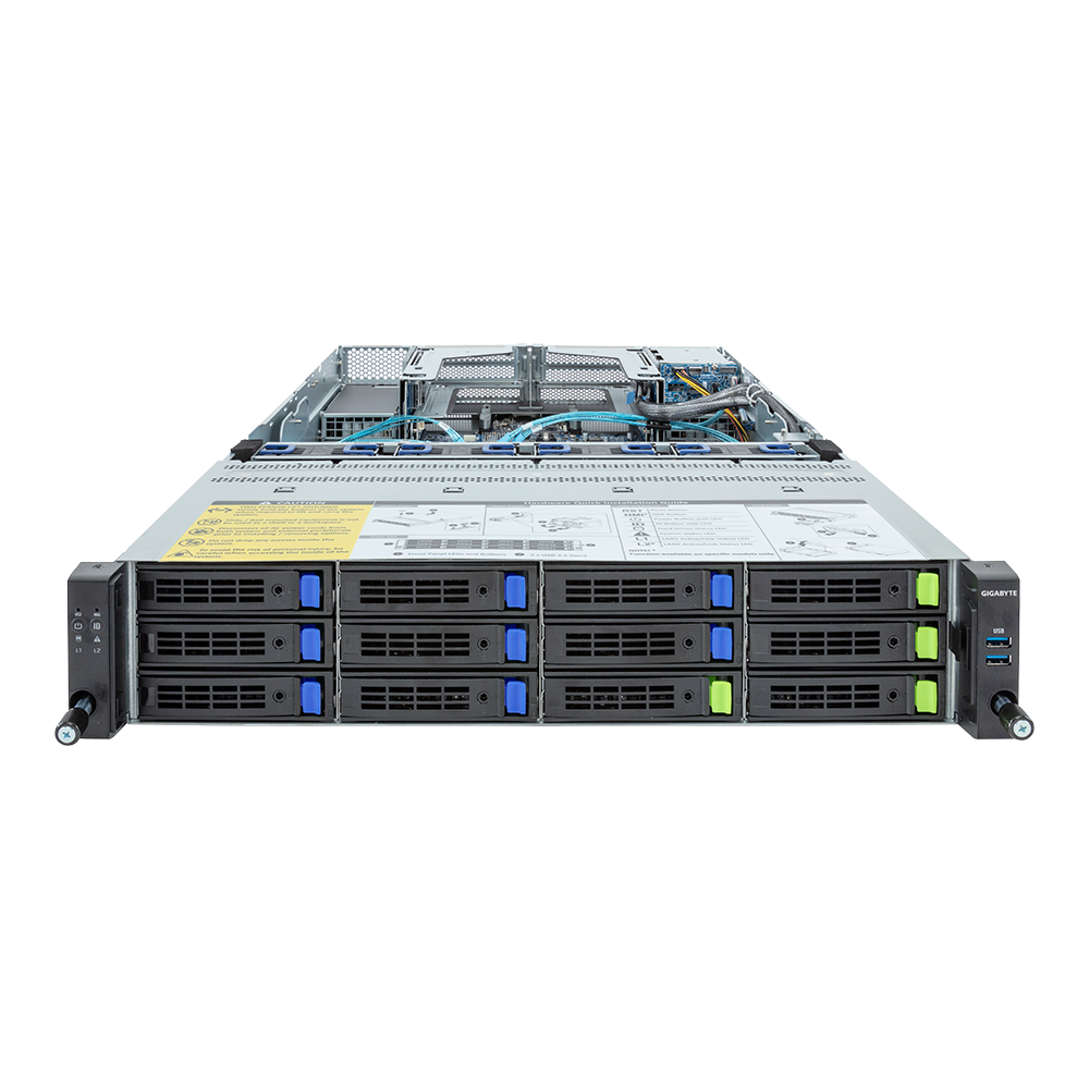 

Серверная платформа Gigabyte R283-S90-AAJ1, 2xSocket4677, 32xDDR5, 12x2.5/3.5 HDD HS + 2x2.5 HS, 2xGLAN, AMI MegaRAC SP-X, Redundant 2x2000 Вт, 2U (6NR283S90DR000AAJ1), R283-S90-AAJ1