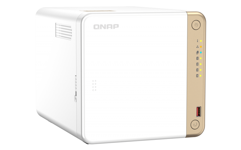 

Сетевой накопитель (NAS) QNAP TS-462-4G, 4x2.5"/3.5" SATA3 HDD, 2xM.2-PCI-E, 1x2.5Гбит/c, HDMI, 2xUSB 3.X, Intel Celeron N4505/2x2 ГГц, DDR4 4Gb, 90W, (TS-462-4G), TS-462-4G
