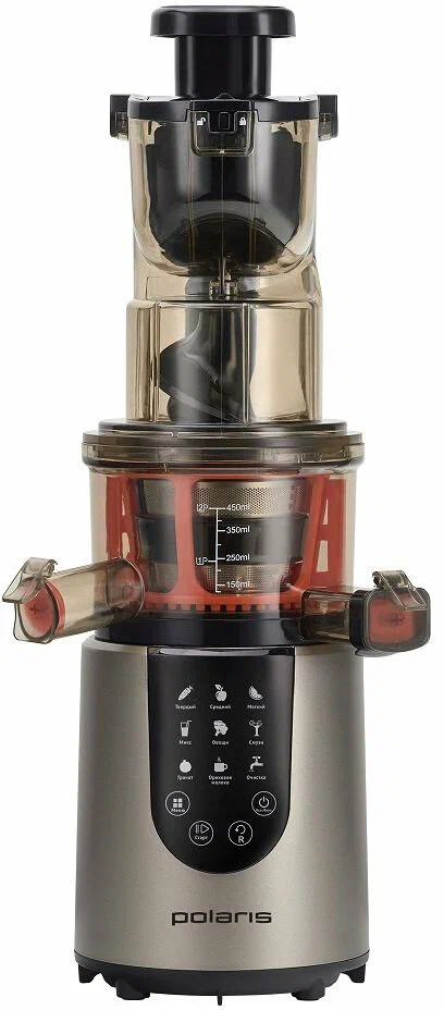 

Соковыжималка шнековая вертикальная Polaris PSJ 0601 600 Вт, серый (PSJ 0601), PSJ 0601