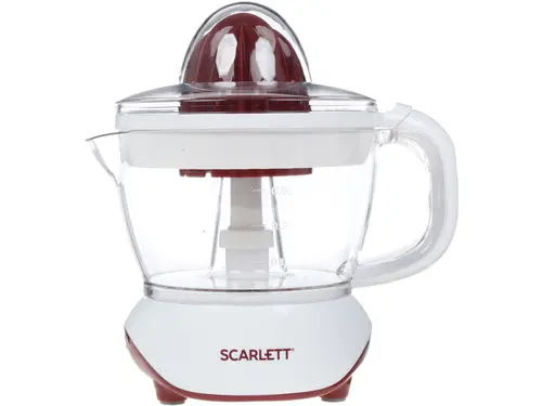 

Соковыжималка для цитрусовых Scarlett SC-JE50C06 25 Вт, белый/коричневый (SC-JE50C06), SC-JE50C06