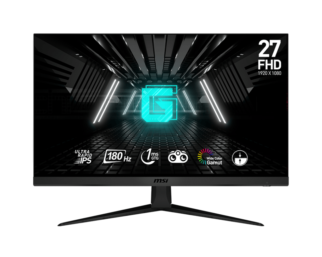 

Монитор 27" MSI G2712F IPS, 1920x1080 (16:9), 300кд/м2, 180 Гц, 1 мс, 178°/178°, HDMI, DisplayPort, черный (9S6-3CD61T-009), G2712F