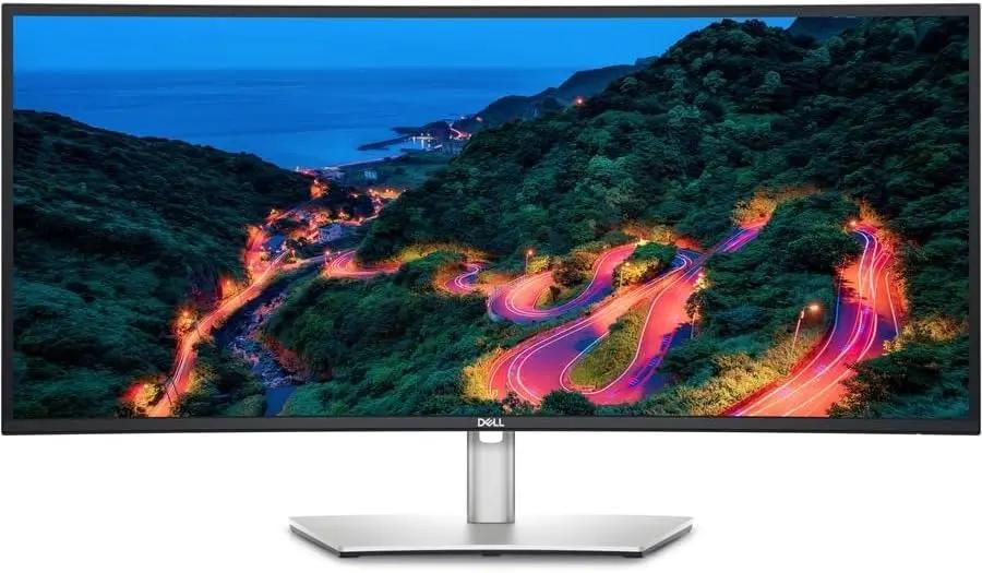 

Монитор 34" DELL UltraSharp U3423WE IPS, изогнутый, 3440x1440 (21:9), 300кд/м2, 5 мс, 178°/178°, HDMI, DisplayPort, USB Type-C, USB-Hub, черный/серебристый (U3423WE), U3423WE