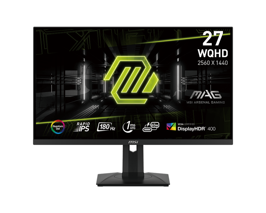 

Монитор 27" MSI MAG 274QRF QD E2 IPS, 2560x1440 (16:9), 400кд/м2, 180 Гц, 1 мс, 178°/178°, HDMI, DisplayPort, USB Type-C, черный (9S6-3CC29H-276), 274QRF QD E2
