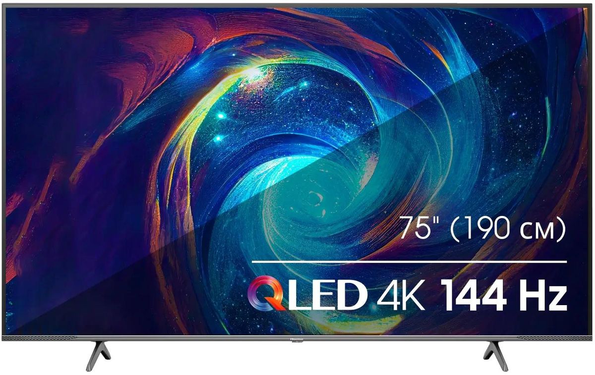 

Телевизор 75" Hisense 75E7KQ PRO, 3840x2160, DVB-T /T2 /C, HDMIx4, USBx1, WiFi, Smart TV, черный (75E7KQ PRO), 75E7KQ PRO