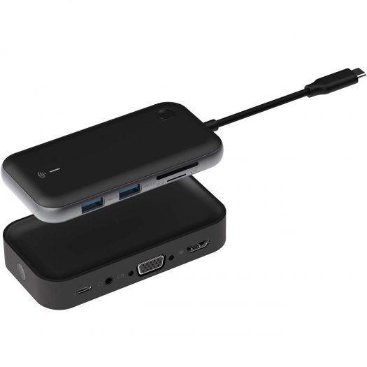 

Адаптер RED LINE Type-C 7 в 1, USB Type-C, черный (УТ000031225), Type-C 7 в 1