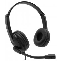 Проводная гарнитура Accutone UB101, USB, черный б/у, незначительные следы эксплуатации, полный комплект