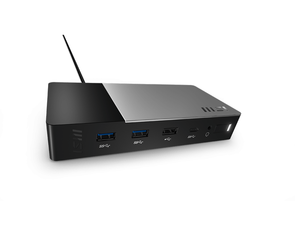 Док-станция MSI USB-C Docking Station Gen 2, серый/черный (957-1P151E-023)