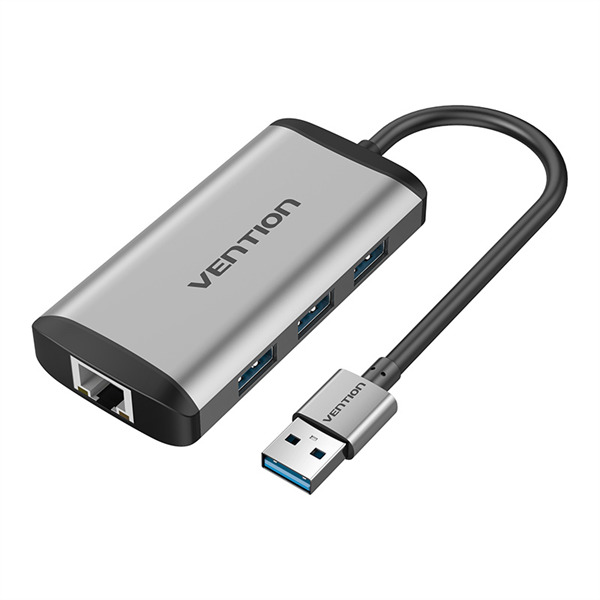 Адаптер Vention CKBHB, USB 3.0, серебристый (CKBHB) - фото 1