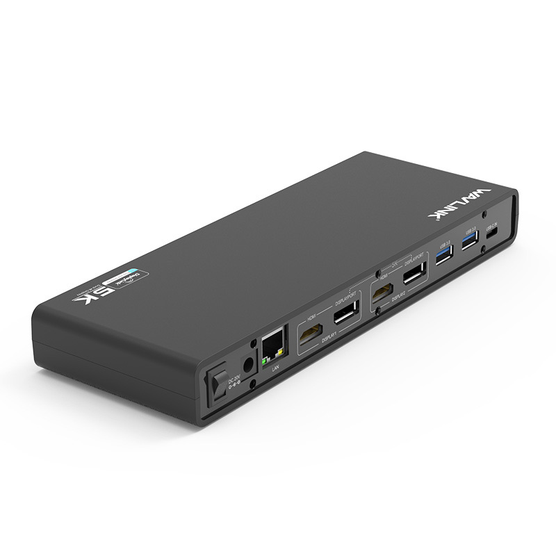 Док-станция WAVLINK UG69DK1, 3840x2160 (4K), USB Type-C, черный (WL-UG69DK1)