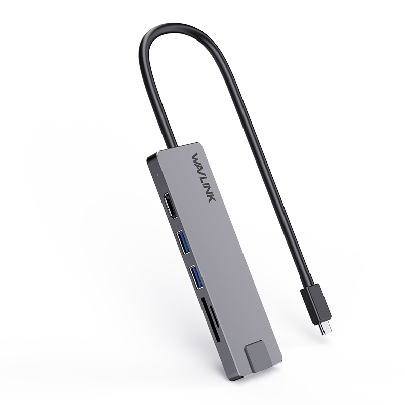 

Док-станция WAVLINK UHP3409, 3840x2160 (4K), USB Type-C, серебристый (WL-UHP3409), UHP3409