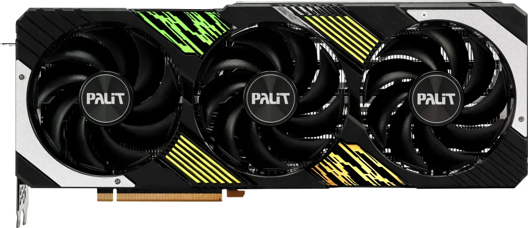 

Видеокарта Palit NVIDIA GeForce RTX 4070Ti SUPER Gaming Pro, 16Gb GDDR6X, 256 бит, PCI-E, HDMI, 3DP, Retail (NED47TS019T2-1043A), Gaming Pro