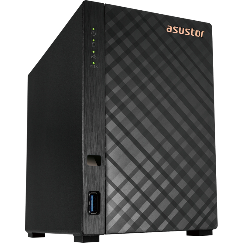 

Сетевой накопитель (NAS) ASUSTOR DRIVESTOR 2 (AS1102T), слоты 2x3.5" SATA3, 1x2.5Гбит/c, 2xUSB 3.X, Realtek RTD1296/4x1.4GHz, DDR4 1Gb, 65W, (AS1102T), DRIVESTOR 2 (AS1102T)
