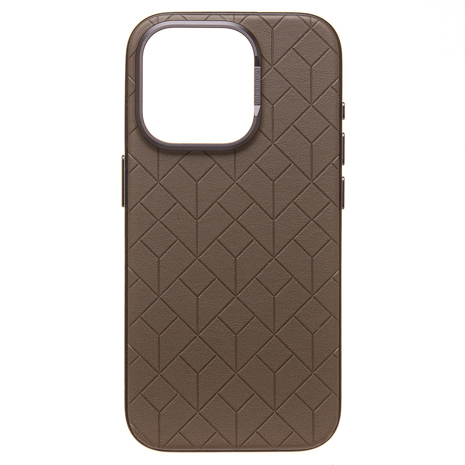 

Чехол-накладка Activ SM089 для смартфона Apple iPhone 15 Pro, экокожа, коричневый (226536)