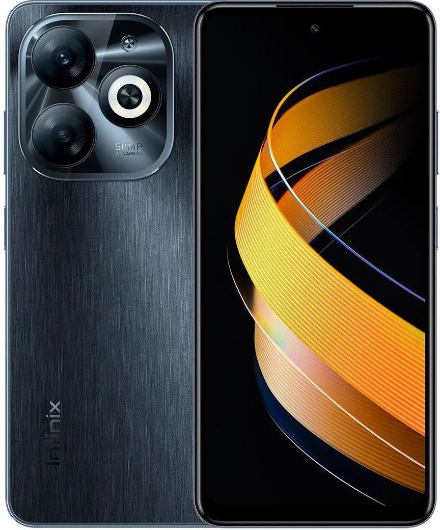 Смартфон Infinix Smart 8 Plus 4Gb/128Gb черный (10047656)