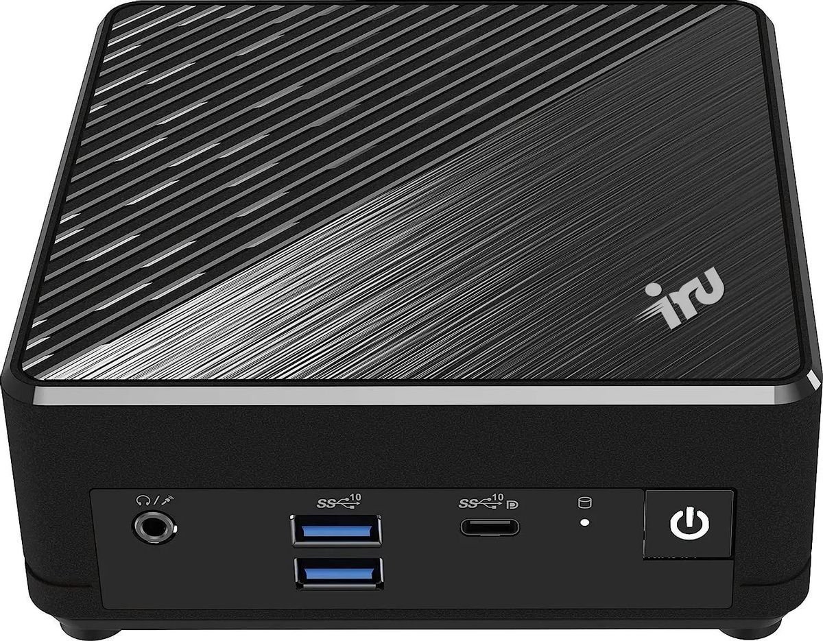 

Неттоп IRU 11N2MS , Intel Processor N200 1 ГГц, 8Gb RAM, 256Gb SSD, Wi-Fi, BT, без ОС, черный (1992653), 11N2MS