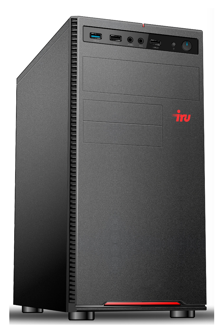 

Системный блок IRU Home 310H6SE, Intel Core i5 12400 2.5 ГГц, 8Gb RAM, 1Tb SSD, без ОС, черный (1996650), 310H6SE