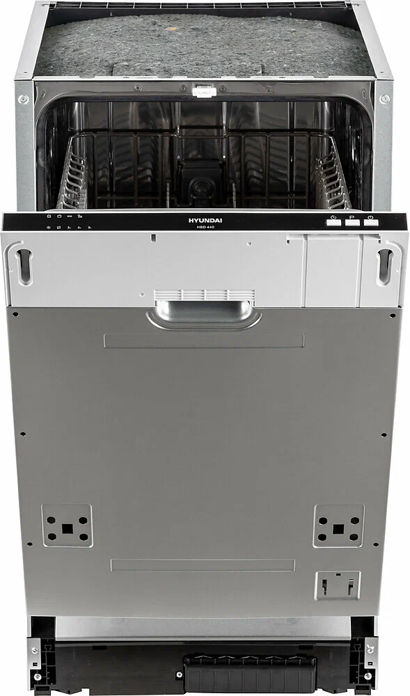 Посудомоечная машина встраиваемая Hyundai HBD 440, серебристый