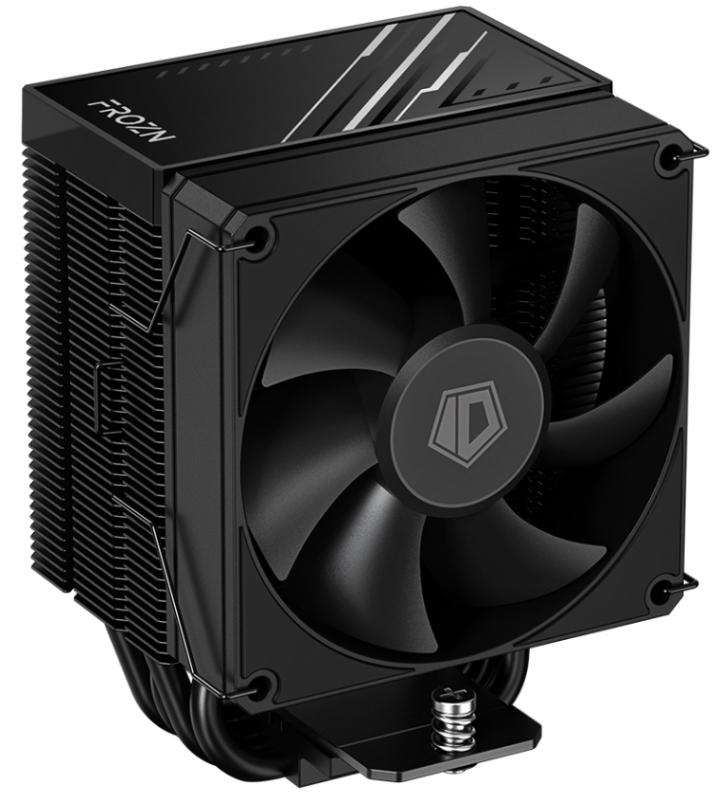 Кулер для процессора ID-COOLING FROZN A400 BLACK для Socket/115x/1200/1700/1851/AM4/AM5, 92 мм, 2200rpm, 25.8 дБА, 180 Вт, 4-pin PWM, Al+Cu