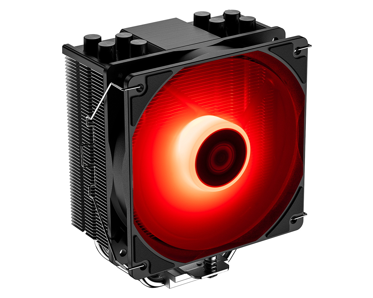 

Кулер для процессора ID-COOLING SE-214-XT RX для Socket/115x/1200/1700/1851/AM4/AM5, 120 мм, 1800rpm, 35.2 дБА, 180 Вт, 4-pin PWM, Al+Cu, Red LED (SE-214-XT RX), SE-214-XT RX