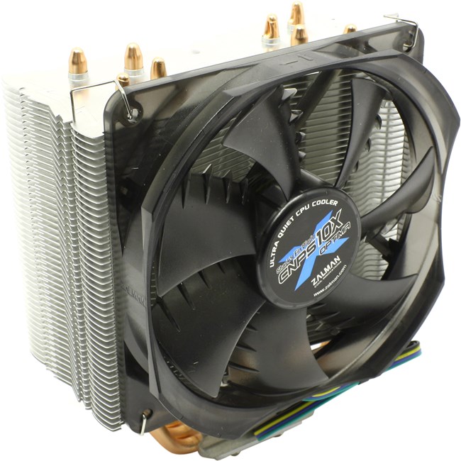 Кулер для процессора Zalman CNPS10X Optima для Socket 775/115x/1200/1356/1366/AM2/AM2+/AM3/AM3+/FM1/FM2/FM2+, 120 мм, 1700rpm, 28 дБА, 140 Вт, 4-pin PWM, Al+Cu Не комплект, отсутствует одна планка для крепления на Intel (установка возможна только на AM2/AM2+/AM3/AM3+/FM1/FM2/FM2+), не эксплуатировался