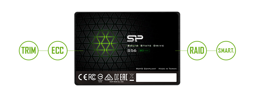 Твердотельный накопитель (SSD) Silicon Power 120Gb Slim S56, 2.5