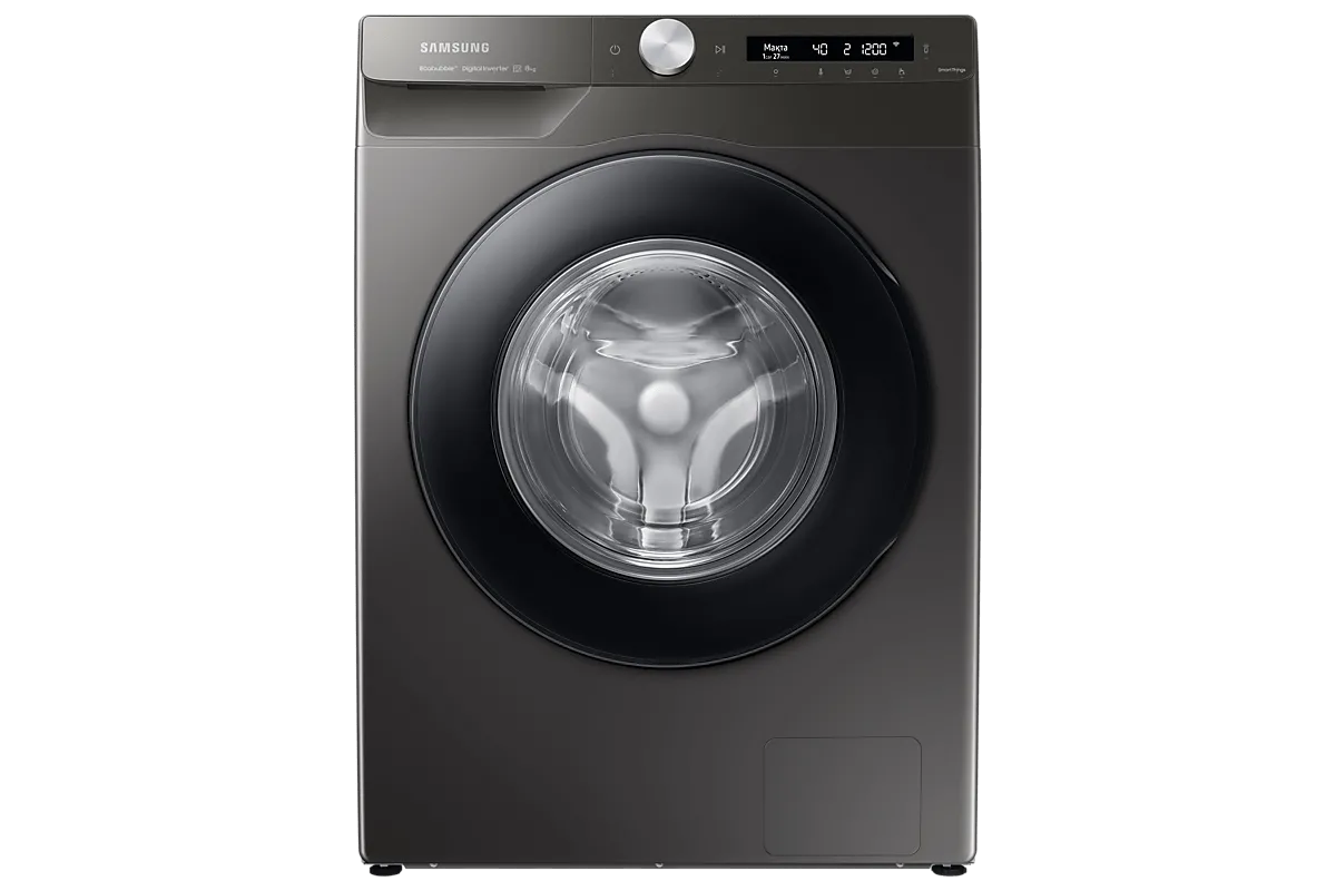 

Стиральная машина Samsung Eco Bubble WW6100A, 8 кг, 1200 об/мин, инокс (WW80AG6S24AN/LD), WW6100A