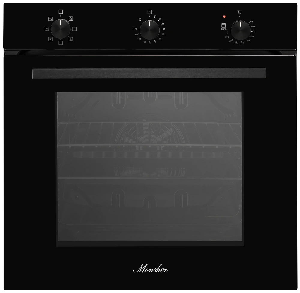 

Духовой шкаф электрический Monsher High-Tech MOE 6006 Noir, черный (76601), MOE 6006 Noir