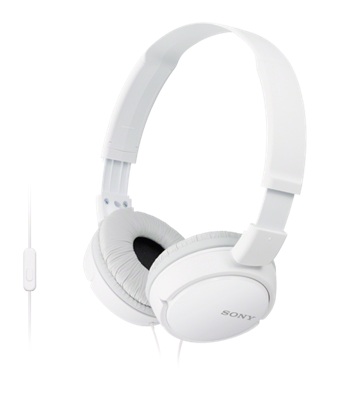 

Проводная гарнитура Sony MDR-ZX110AP, Jack 3.5mm, белый, MDR-ZX110AP