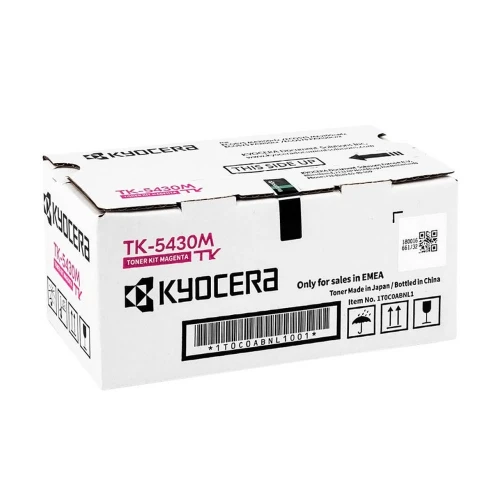 

Картридж лазерный Kyocera TK-5430M/1T0C0ABNL1, пурпурный, 1200 страниц, оригинальный для Kyocera с чипом, TK-5430M