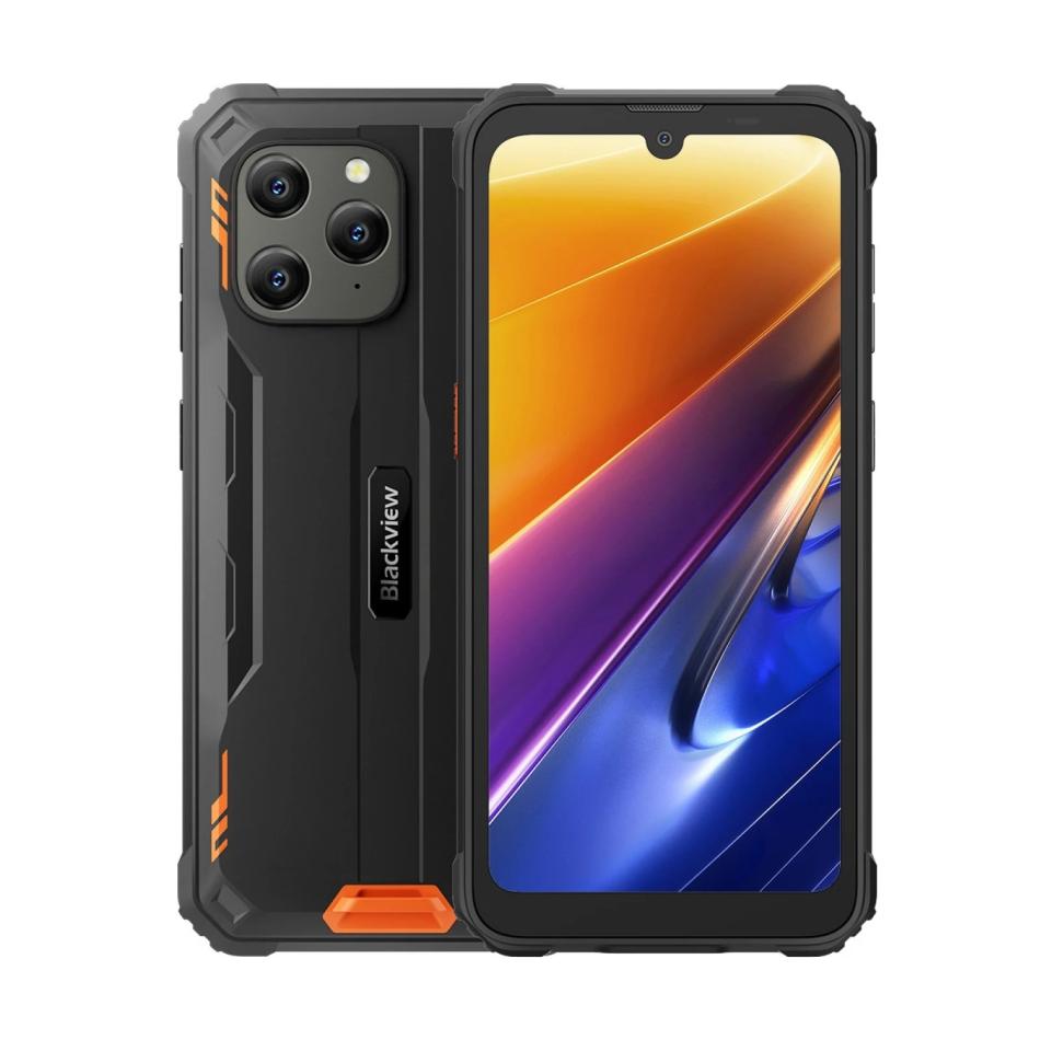 Смартфон Blackview BV5300 Plus 8Gb/128Gb черный/оранжевый (BV5300PLU-8128ORA)
