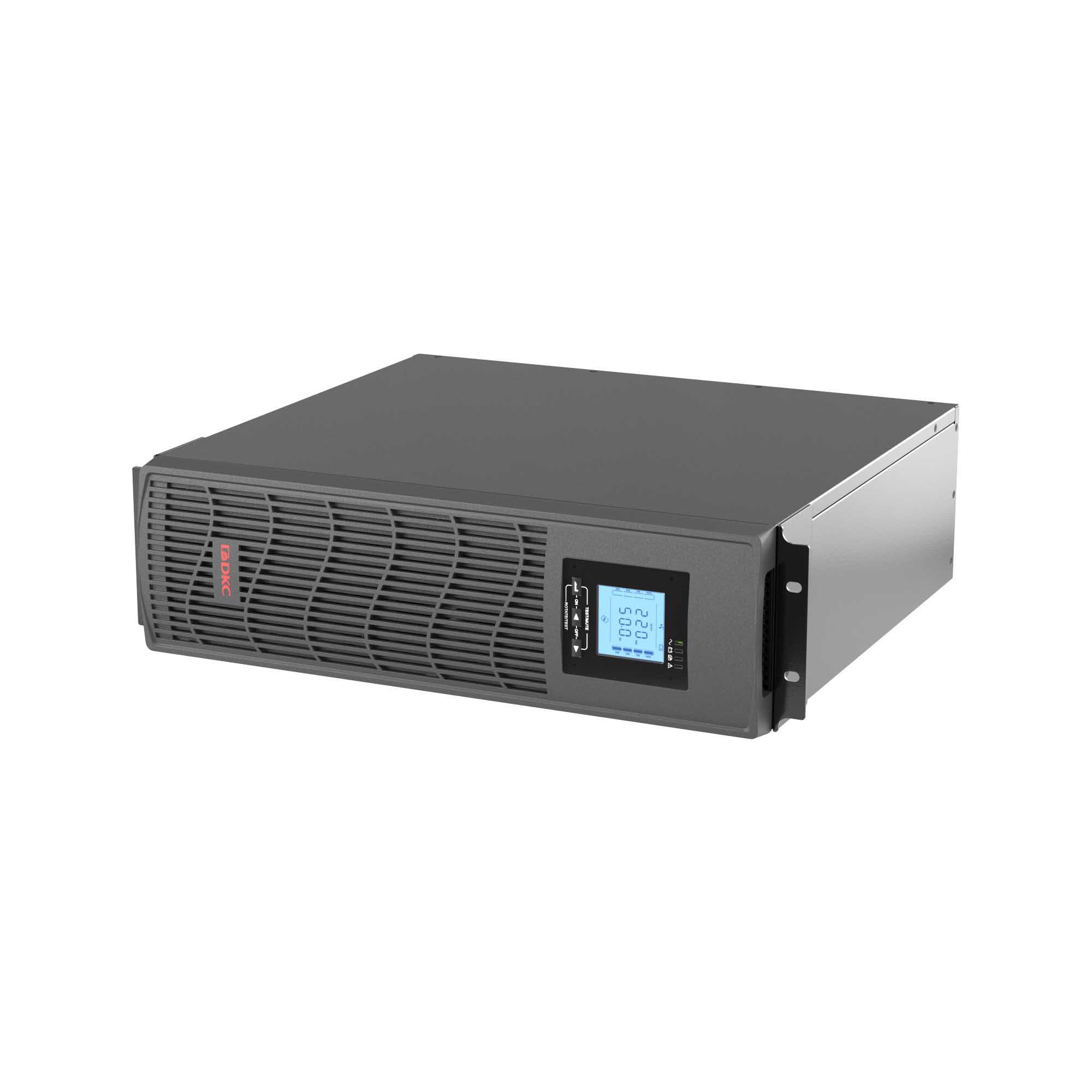 

ИБП DKC Info Rackmount Pro INFORPRO3000IN, 3000 В·А, 2.4 кВт, IEC, розеток - 6, USB, черный (INFORPRO3000IN), INFORPRO3000IN