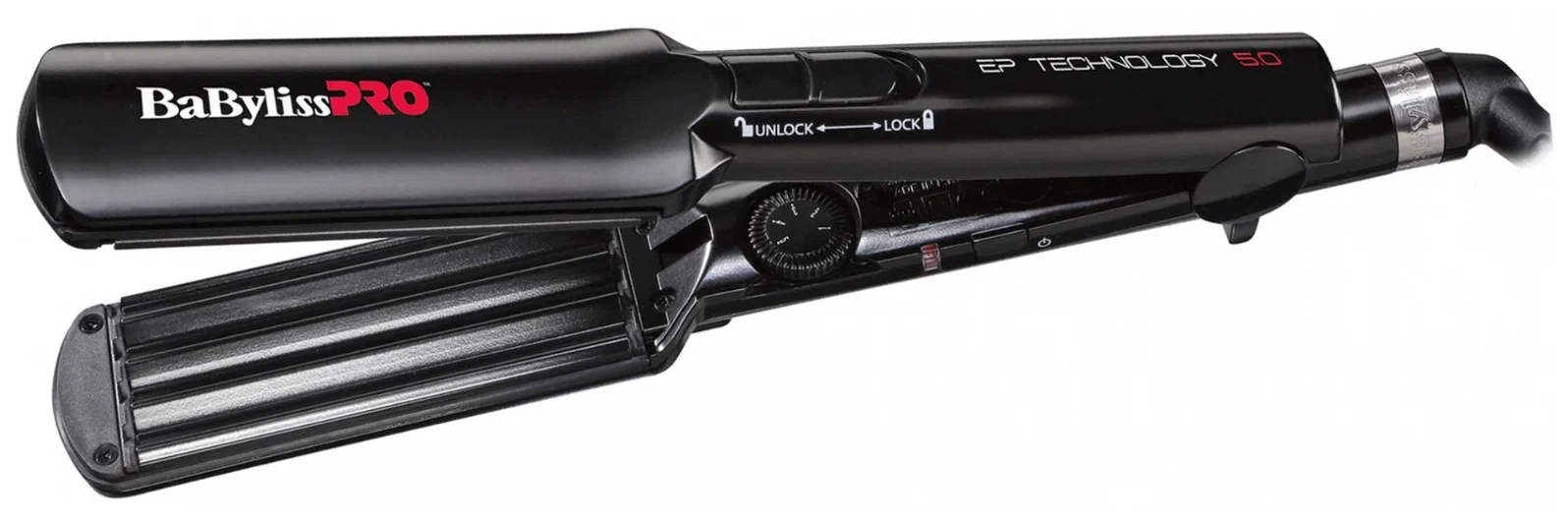 Щипцы-гофре BaBylissPRO BAB2658EPCE, 230°C, 53 Вт, EP Technology покрытие