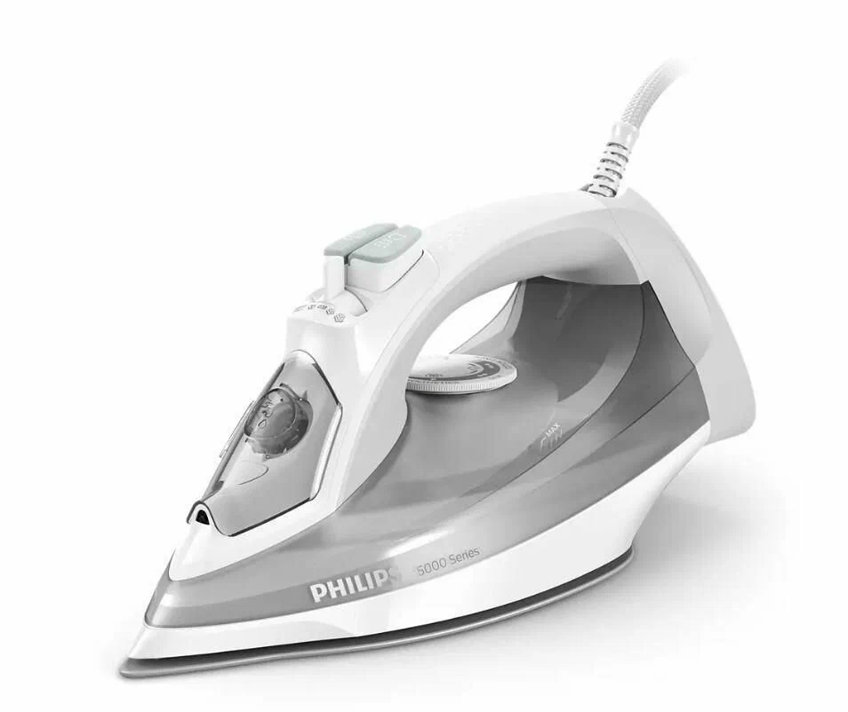 

Утюг Philips DST5010/15 2.4 кВт, длина шнура 2 м, белый/серый (DST5010/15), DST5010/15