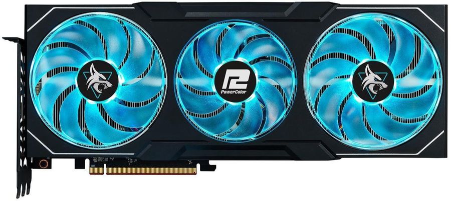 

Видеокарта PowerColor AMD Radeon RX 7900 XTX Hellhound OC, 24Gb DDR6, 384 бит, PCI-E, HDMI, 3DP, Retail (RX7900XTX 24G-L/OC), Hellhound OC