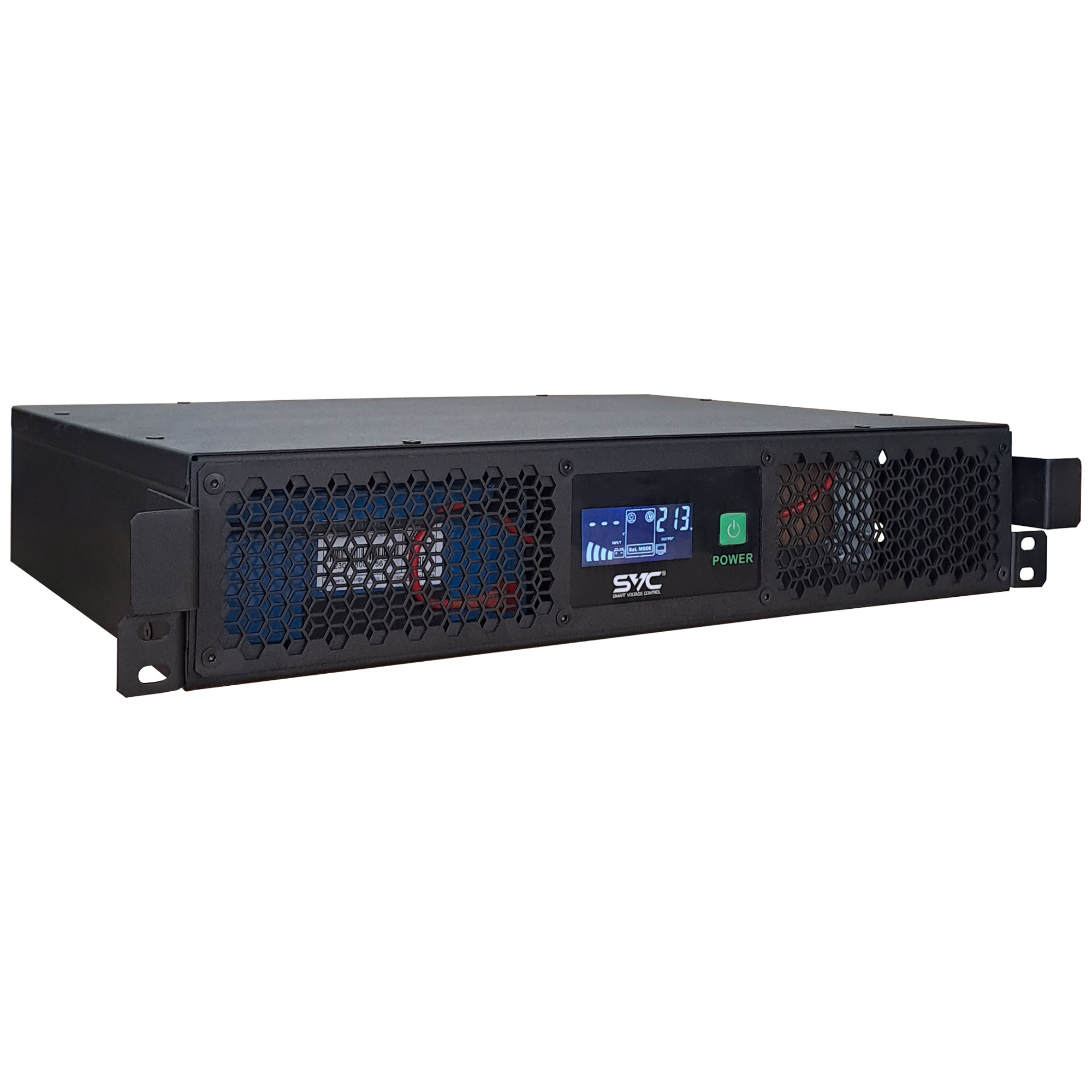 ИБП SVC RTO-1.5K-LCD/R2, 1500 В·А, 900 Вт, EURO, розеток - 3, USB, черный (RTO-1.5K-LCD/R2) RTO-1.5K-LCD/R2 RTO-1.5K-LCD/R2 - фото 1