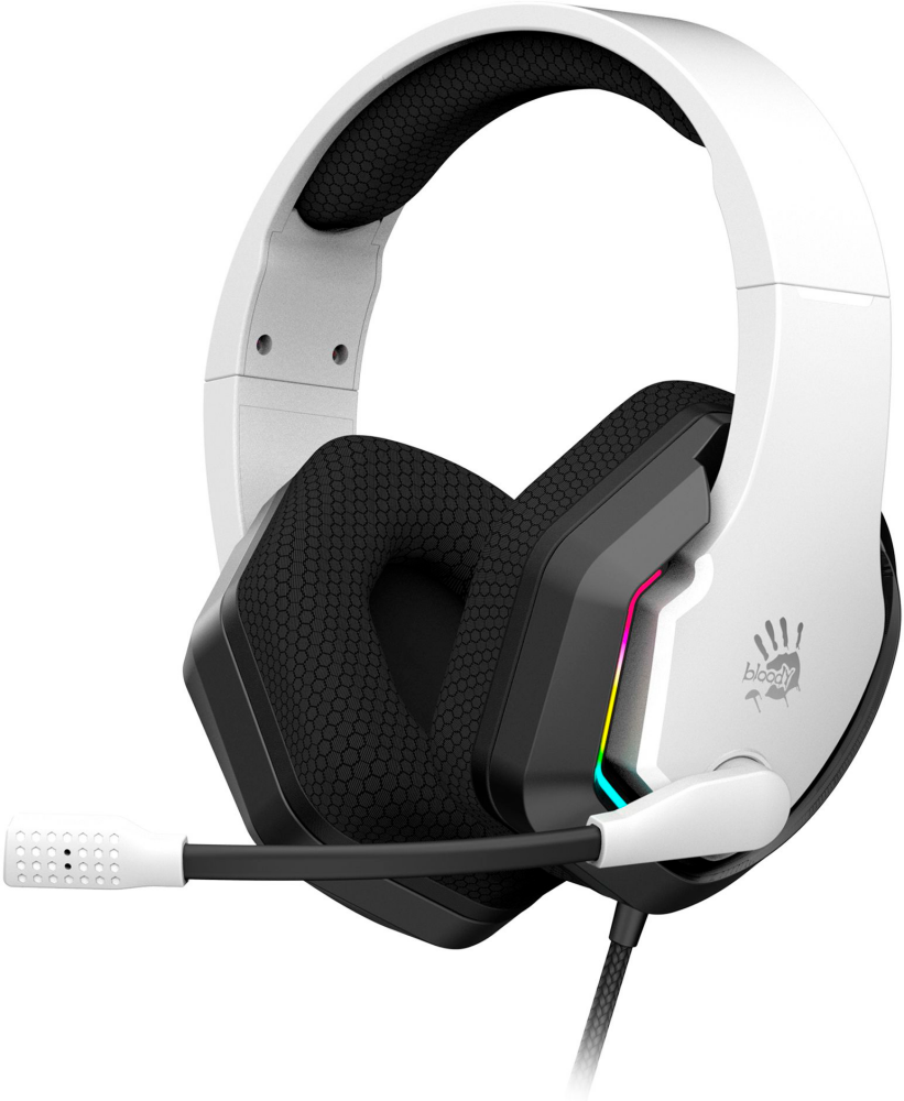 Проводная гарнитура A4Tech Bloody G260p, белый/черный (g260p)