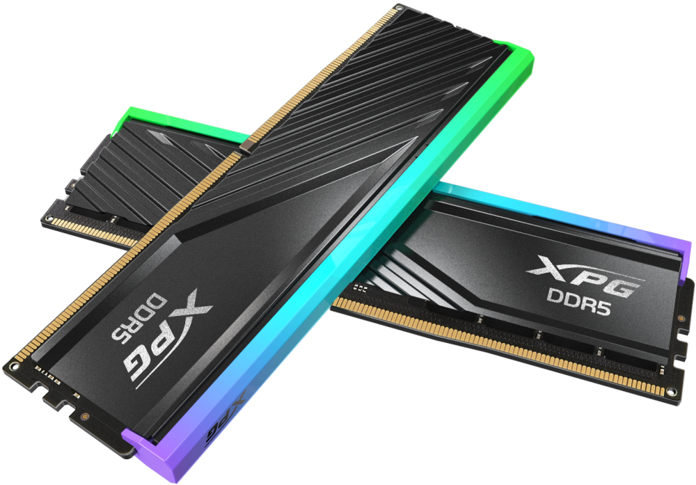 Комплект памяти DDR5 DIMM 32Gb (2x16Gb), 6000MHz, CL30, 1.35V, ADATA, XPG Lancer Blade RGB (AX5U6000C3016G-DTLABRBK) Retail