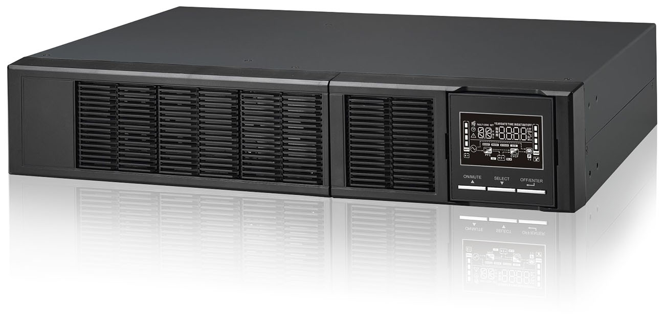 ИБП АТС-КОНВЕРС OnePower Pro ATS 1500 R-BE, 1500 В·А, 1.5 кВт, IEC, розеток - 8, USB, черный (ATS 1500 R-BE)